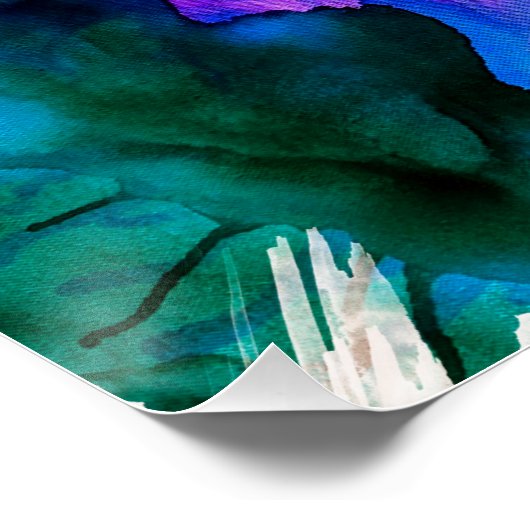 Baghdad Skyline Poster (Ecke)