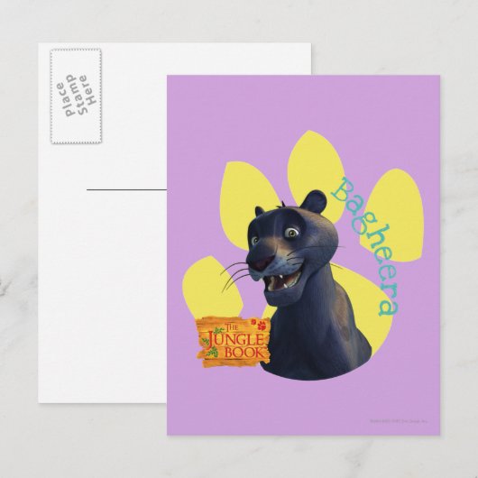 Bagheera 1 postkarte (Vorne/Hinten)