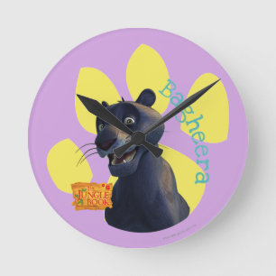 Bagheera 1 runde wanduhr