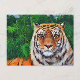 Bagheera, die Tiger-Postkarte des Malens Postkarte