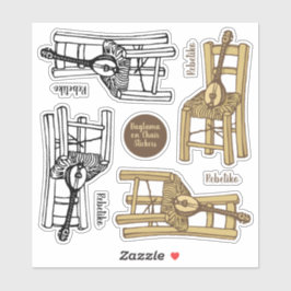 Baglama zum Vorsitzenden Aufkleber