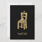 Baglama zum Vorsitzenden Einladung (Vorderseite)