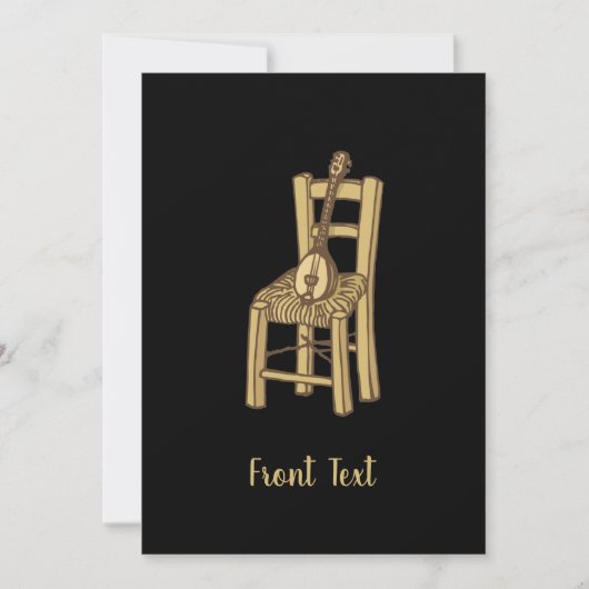 Baglama zum Vorsitzenden Einladung (Vorderseite)