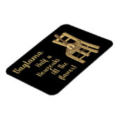 Baglama zum Vorsitzenden Magnet (Linke Seite)