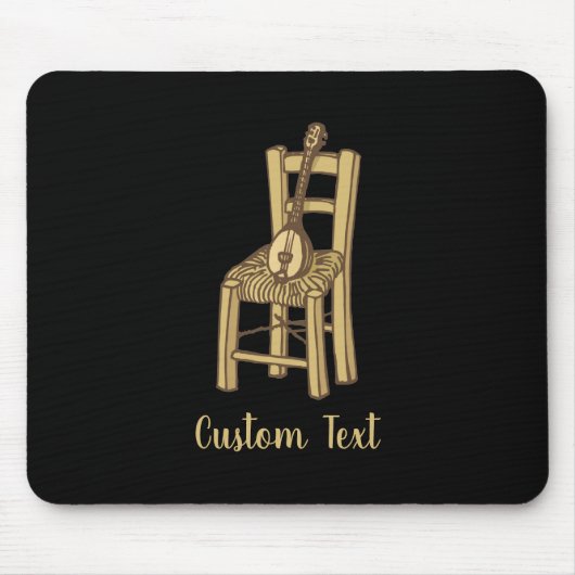 Baglama zum Vorsitzenden Mousepad (Vorne)