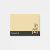 Baglama zum Vorsitzenden Post-it Klebezettel (Vorderseite)