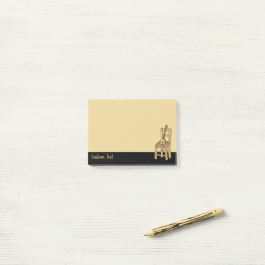 Baglama zum Vorsitzenden Post-it Klebezettel (Auf Schreibtisch)