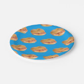 Bagles machen alles besser Jüdische Deli Brunch Pappteller (Schrägansicht)