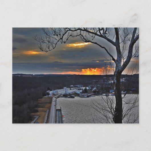 Bagnell Dam Missouri Postkarte (Vorderseite)