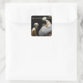Bagneta und der Meereskönig Quadratischer Aufkleber (Tasche)