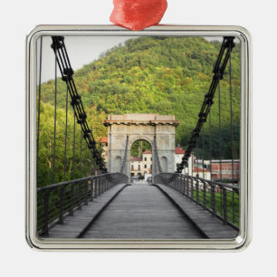 Bagni di Lucca, Toskana, Italien - Eine alte Brück Ornament Aus Metall