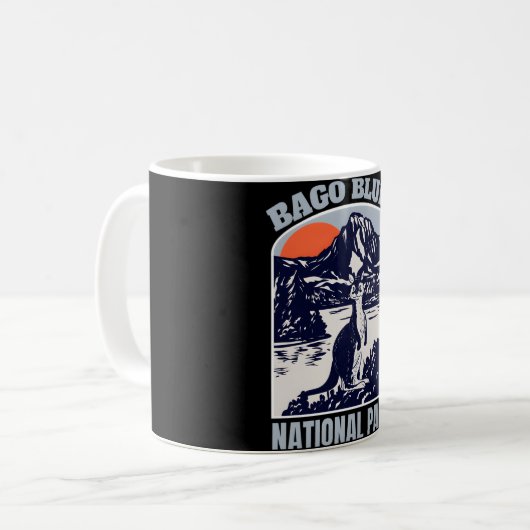 Bago Bluff � der endlose Horizont Australiens Kaffeetasse (Vorderseite Links)