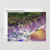 Bagoda Mountains Satelliten Postkarte (Vorne/Hinten)