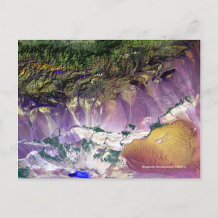 Bagoda Mountains Satelliten Postkarte