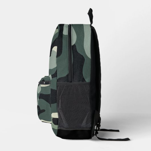Bagpack - Armee - grün Bedruckter Rucksack (Rechts)