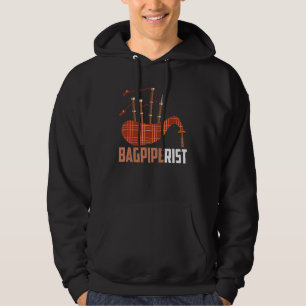 Bagpipe Bagpiper Bagpiperist Hoodie