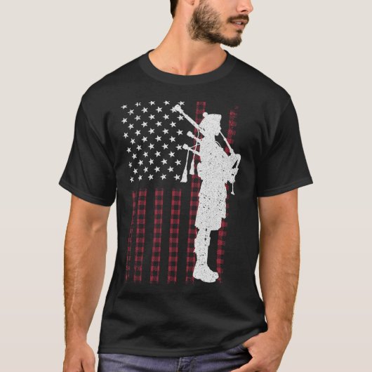 Bagpipe Bagpiper S2 (104) T-Shirt (Vorderseite)