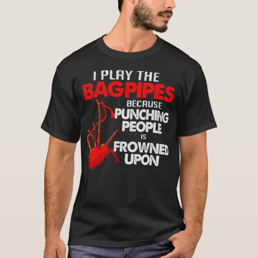 Bagpipe Bagpiper S2 (116) T-Shirt (Vorderseite)