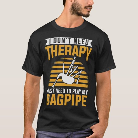 Bagpipe Bagpiper S2 (68) T-Shirt (Vorderseite)