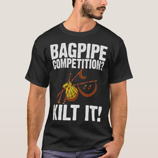 Bagpipe Bagpiper S2 (72) T-Shirt (Vorderseite)