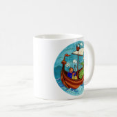 Bagpipe-Boots-Band-Tasse Kaffeetasse (VorderseiteRechts)