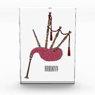Bagpipe Cartoon Illustration Fotoblock
