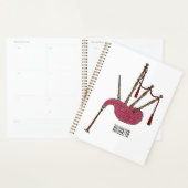 Bagpipe Cartoon Illustration Planer (Anzeige)