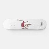 Bagpipe Cartoon Illustration Skateboard (Horizontal)
