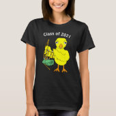 Bagpipe Chick Abschluss T - Shirts (Vorderseite)