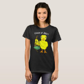 Bagpipe Chick Abschluss T - Shirts (Vorne ganz)