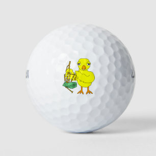 Bagpipe Chick Golfball