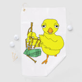 Bagpipe Chick Golfhandtuch (Insitu)