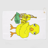 Bagpipe Chick Golfhandtuch (Horizontal)