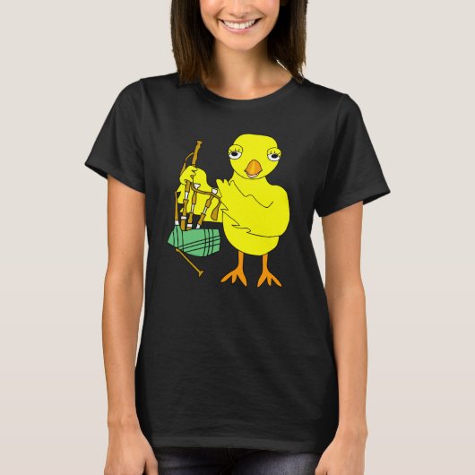 Bagpipe Chick T-Shirt (Vorderseite)