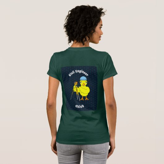 Bagpipe Chick T-Shirt (Schwarz voll)