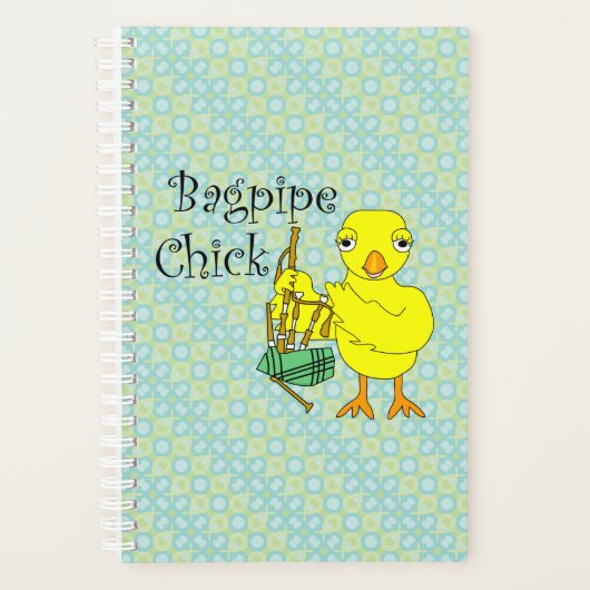 Bagpipe Chick Text Planer (Vorderseite)