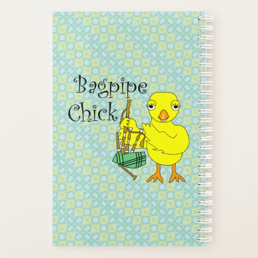 Bagpipe Chick Text Planer (Rückseite)