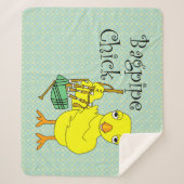 Bagpipe Chick Text Sherpadecke (Vorderseite)