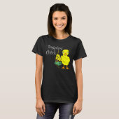 Bagpipe Chick Text T-Shirt (Vorne ganz)