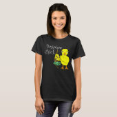 Bagpipe Chick Text T-Shirt (Vorne ganz)