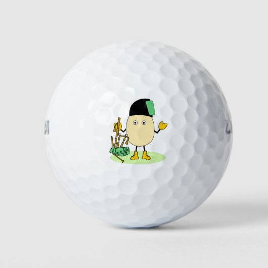 Bagpipe Egghead Golfball (Vorderseite)