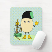 Bagpipe Egghead Mousepad (Mit Mouse)
