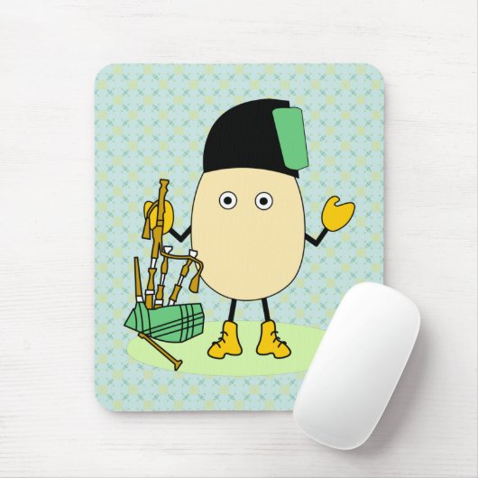 Bagpipe Egghead Mousepad (Mit Mouse)