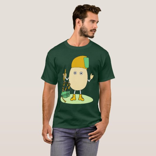 Bagpipe Egghead T-Shirt (Vorne ganz)