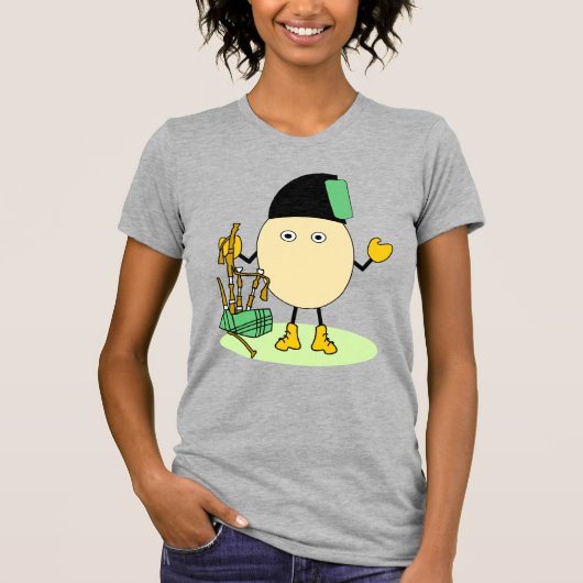 Bagpipe Egghead T - Shirt (Vorderseite)