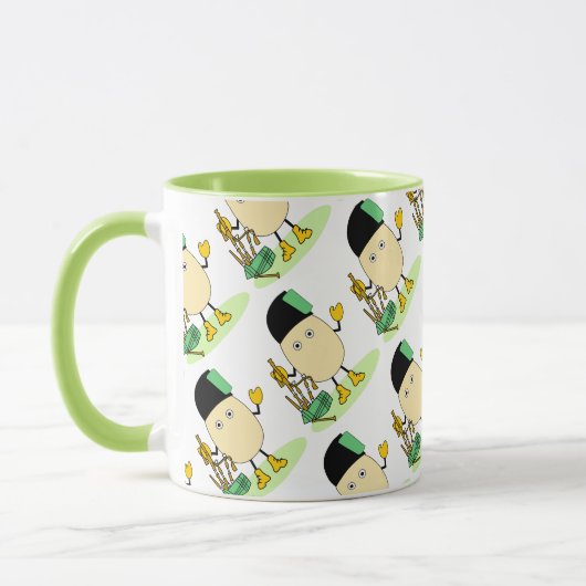 Bagpipe Egghead Tasse (Links)