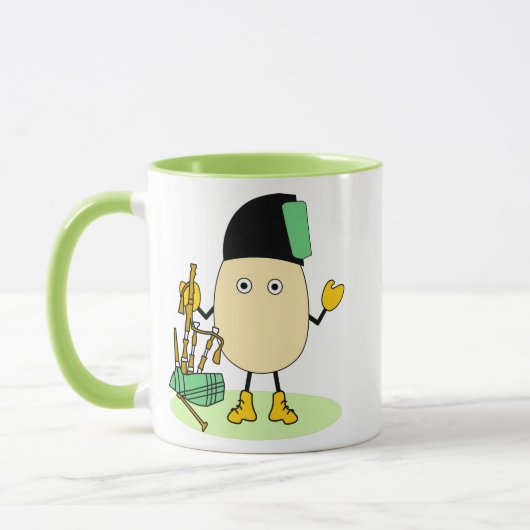 Bagpipe Egghead Tasse (Links)