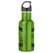 Bagpipe, Gehirnfriede Edelstahlflasche (Vorderseite)