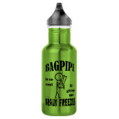 Bagpipe, Gehirnfriede Edelstahlflasche (Rechts)