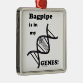 Bagpipe ist in meinen Genen Ornament Aus Metall (Rechts)